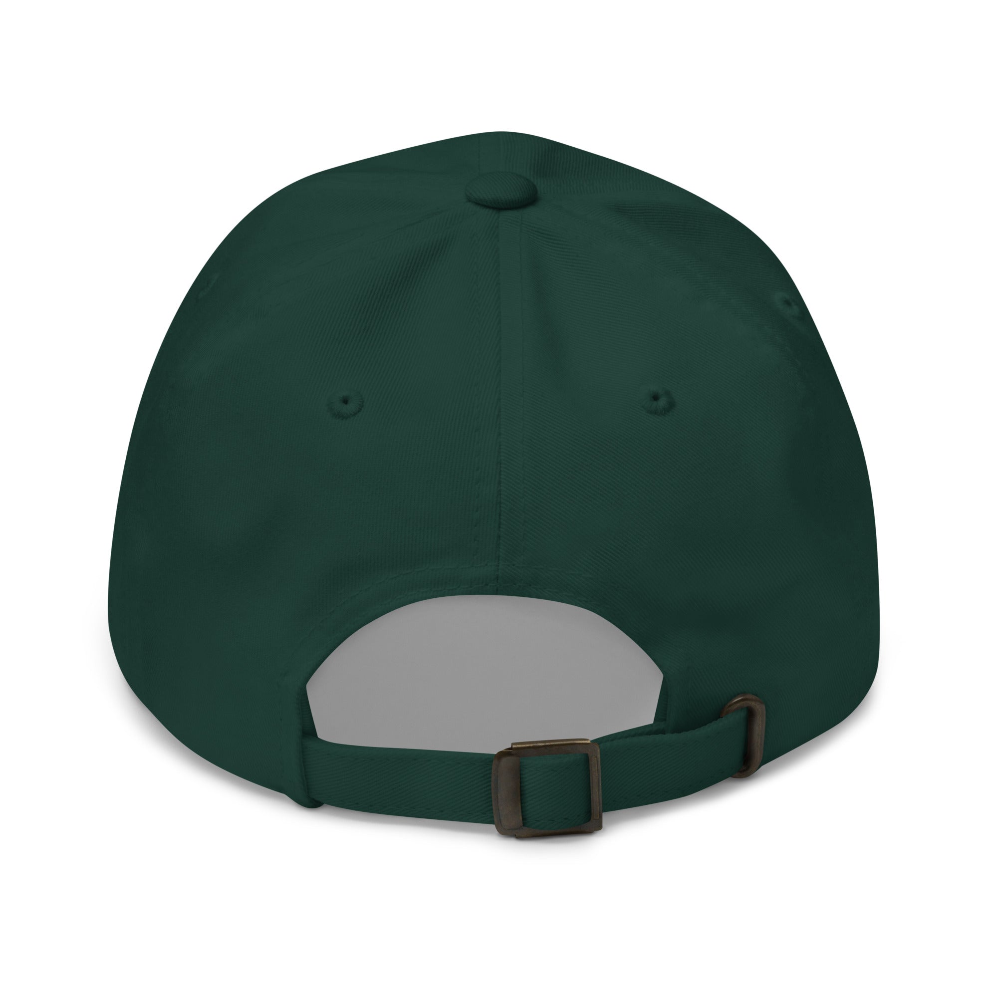 Taq Taq Taqiyah cap in black, angled view, Arabic wordplay embroidered dad hat by BOSA