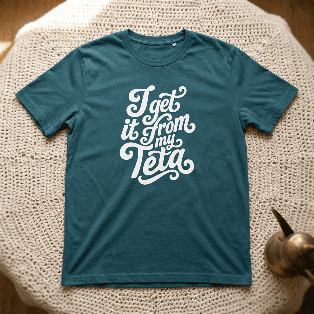 I Get It From My Teta Organic Cotton T-Shirt