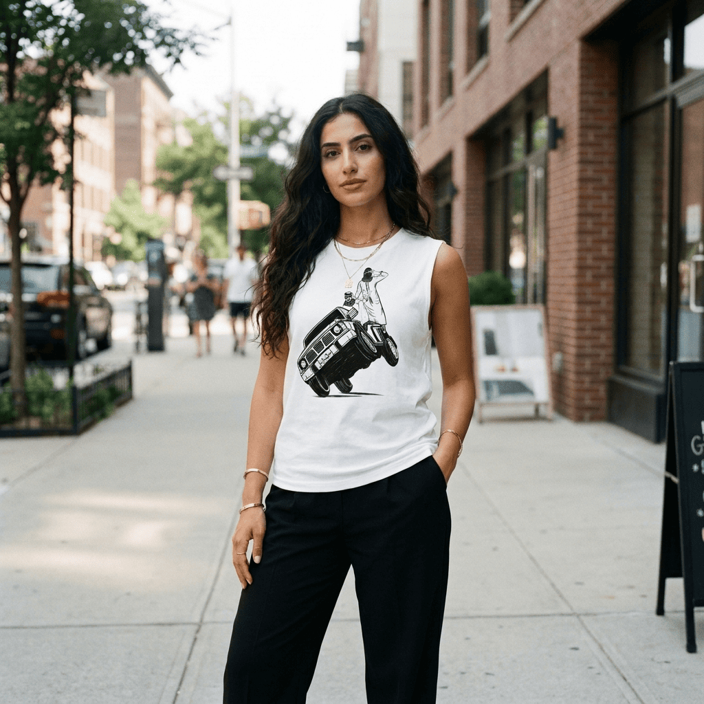 Sidewheelie Muscle Tank Top