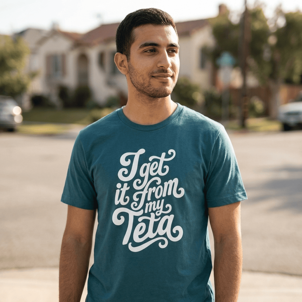 I Get It From My Teta Organic Cotton T-Shirt