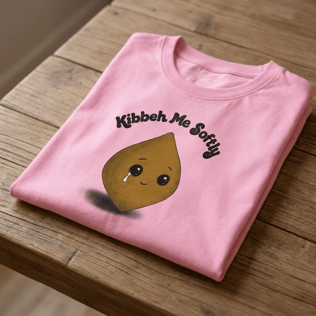 Kibbeh Me Softly Women’s Organic Ribbed Neck T-Shirt