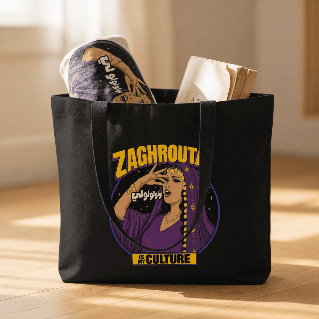 Zaghrouta Large Organic Tote Bag