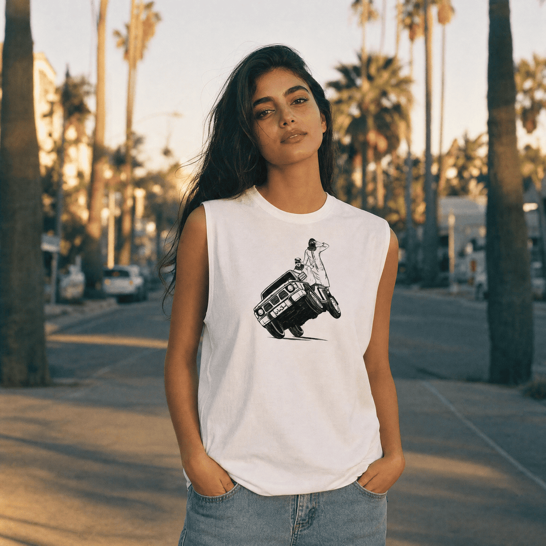 Sidewheelie Muscle Tank Top
