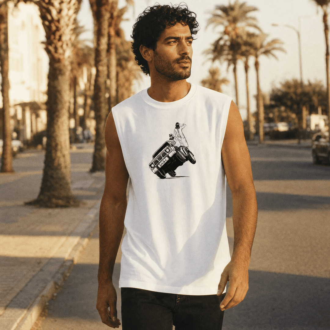 Sidewheelie Muscle Tank Top