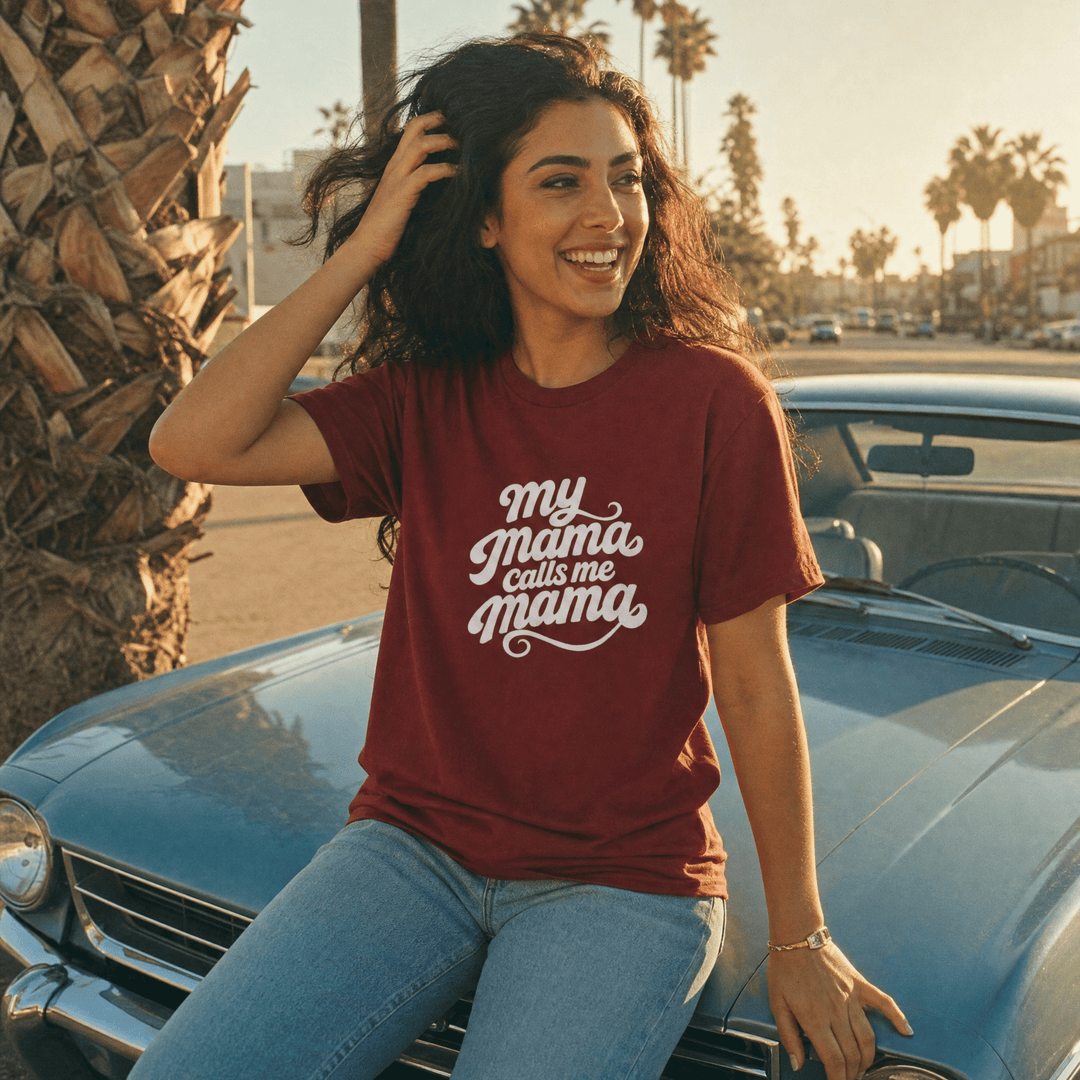 My Mama Calls Me Mama Unisex Cotton T-Shirt