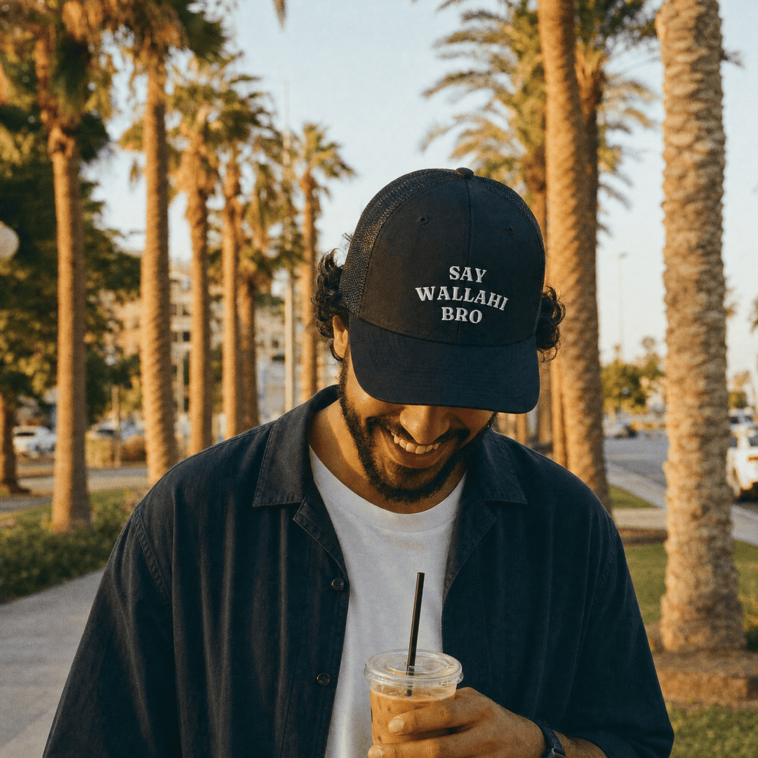 Say Wallahi Bro Trucker Cap