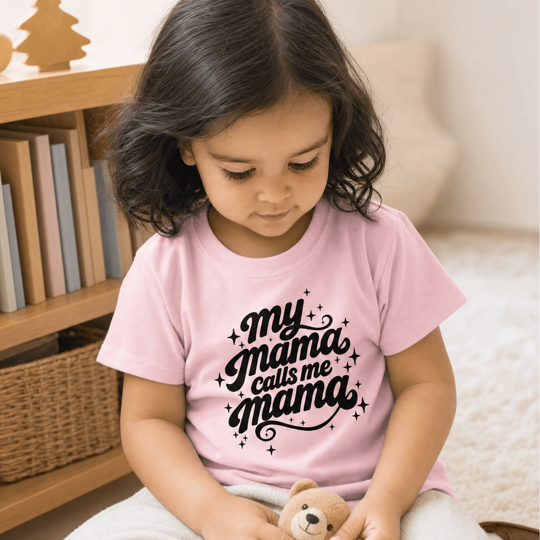My Mama Calls Me Mama short sleeve baby tee, Arab family gift by BOSA