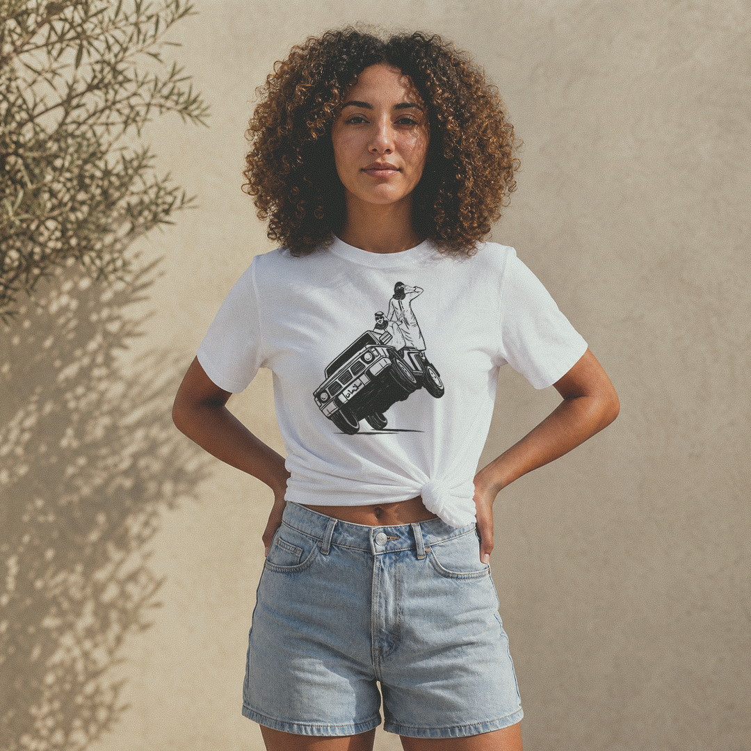 Sidewheelie Relaxed Fit Heavyweight Unisex T-Shirt